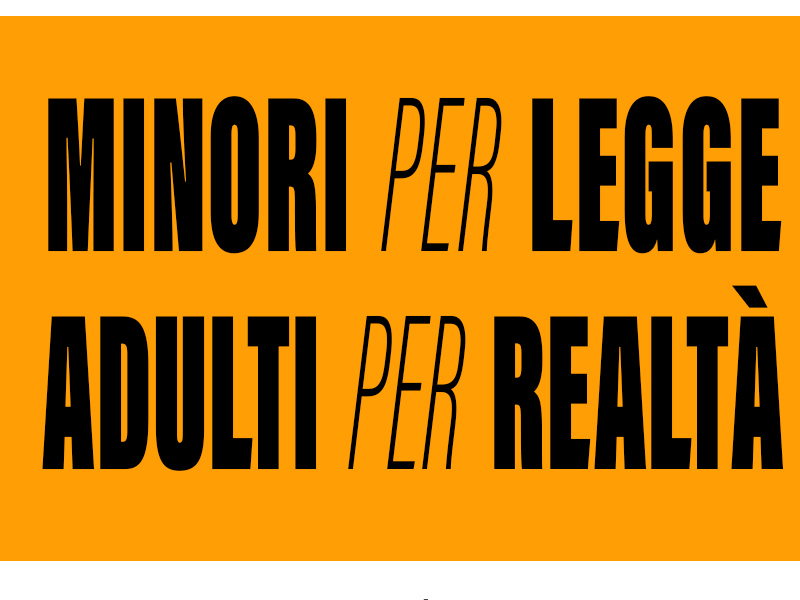 "Minori per legge - Adulti per realtà": nuovo incontro